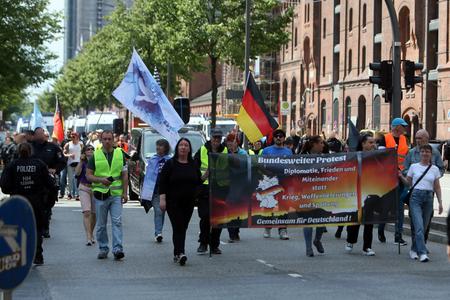 31.5.2025 Rechter Aufmarsch »Gemeinsam für Deutschland« in Hamburg